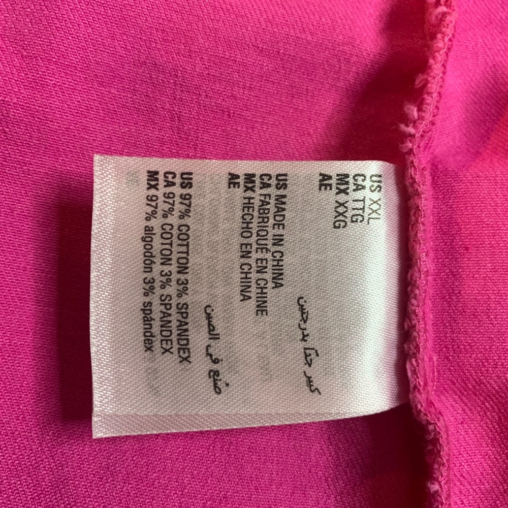INC Pink Denim Jacket, Size XXL - Picture 7 of 8
